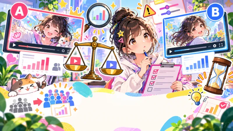 動画A/Bテストの注意点